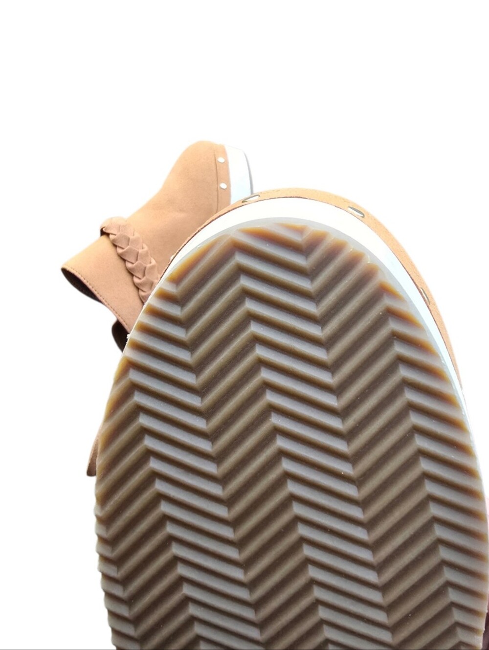 New J.Crew Sueded Platform Clog Braided Strap - Picture 11 of 13